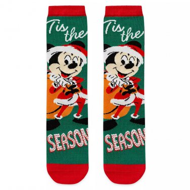 Disney Santa Mickey Mouse Holiday Socks for Adults 2020 Theme Parks