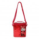 Disney Store Minnie Mouse Lunch Tote Box Red Sequin New 2021