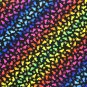 Ombre Rainbow Kittens KItty Cats Fabric Hair Ties Scrunchie Scrunchies by Sherry