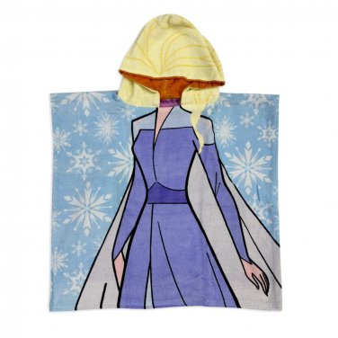 Disney Store Anna and Elsa Reversible Hooded Towel &acirc;�� Frozen 2 2021