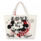 Disney Store Mickey and Minnie Mouse ''Love'' Canvas Tote 2022