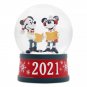 Disney Store Minnie and Mickey Christmas Snowglobe 2021 New