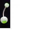 Green Flower Dot