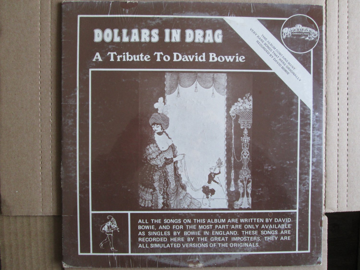 *The Great Imposters* Dollars in Drag A Tribute to David Bowie   1977  Pied Piper **Sealed**