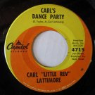 Carl "Little Rev" Lattimore   Kansas City / Carl's Dance Party 1962  7" Vinyl Record
