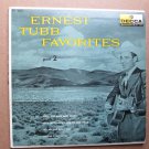 *Ernest Tubb*  |  Favorites Part 1  |  Decca EP 1956  7" Vinyl Record
