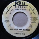 *Harmonica Fats*  Mind Your Own Business (Vocal) / (Instrumental) 1973  7" Vinyl Record
