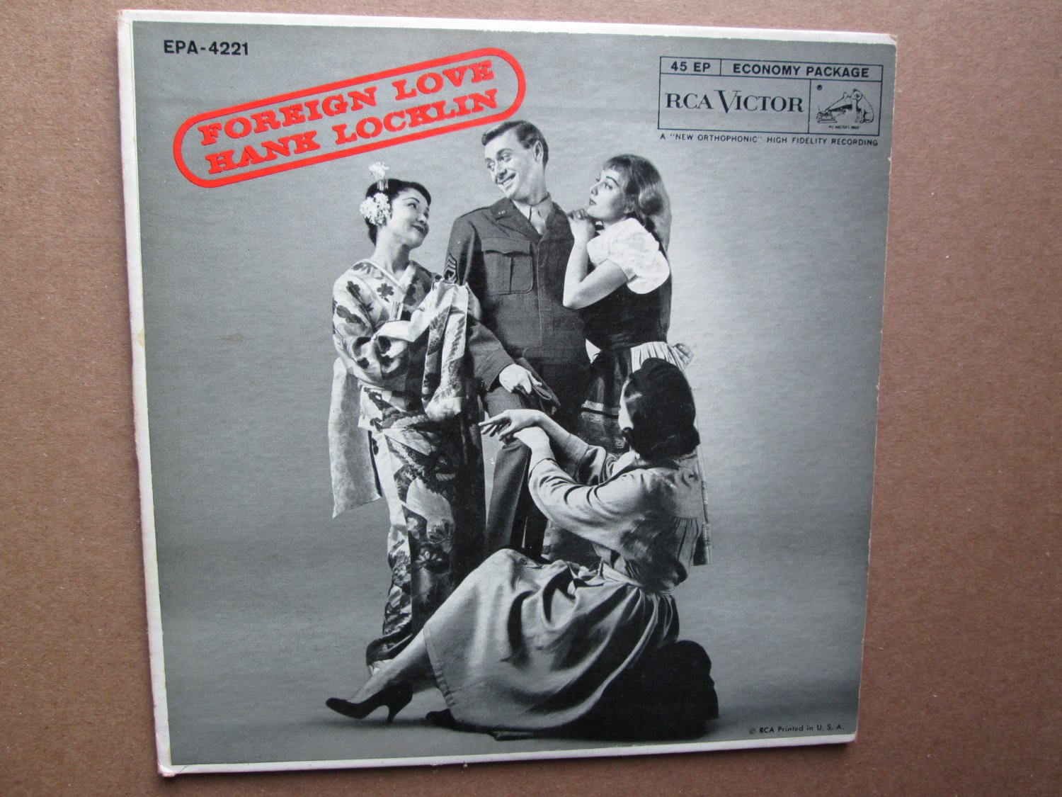 *Hank Locklin*	Foreign Love  1958  EP  7" Vinyl Record