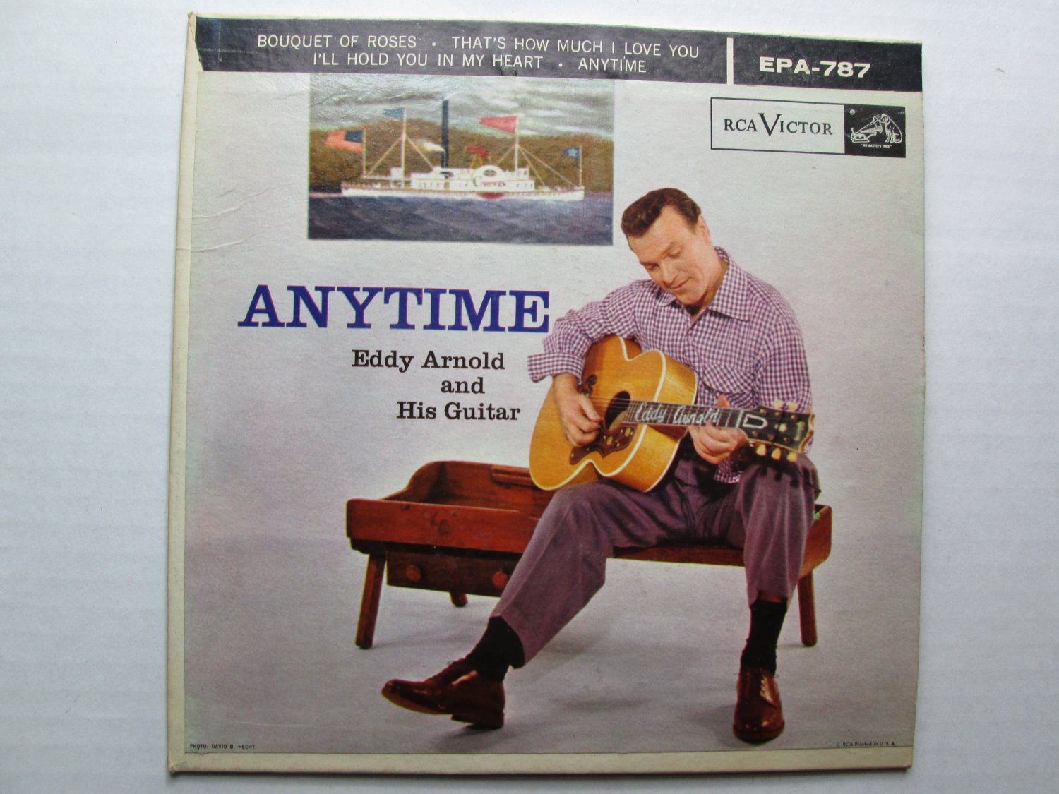 *Eddy Arnold*  Anytime  1956  EP 7" Vinyl Record