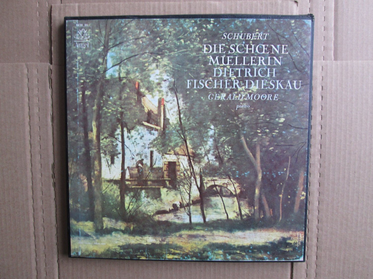 *Dietrich Fischer-Dieskau Gerald Moore* Schubert Die Schone Mullerin â¦ Angel 1962 Box Set -inserts