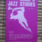 Journal of Jazz Studies Fall 1976 Vol 4 No 1 - Rutgers Institute of Jazz Studies 1976