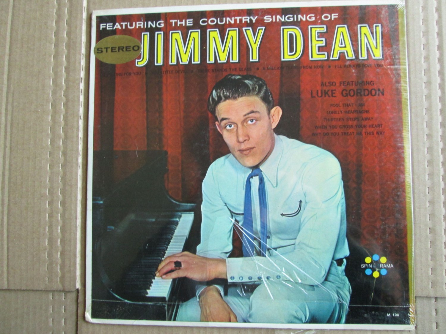 *Jimmy Dean & Luke Gordon* The Country Singing Of Jimmy Dean With Luke Gordon 1961 **SEALED**
