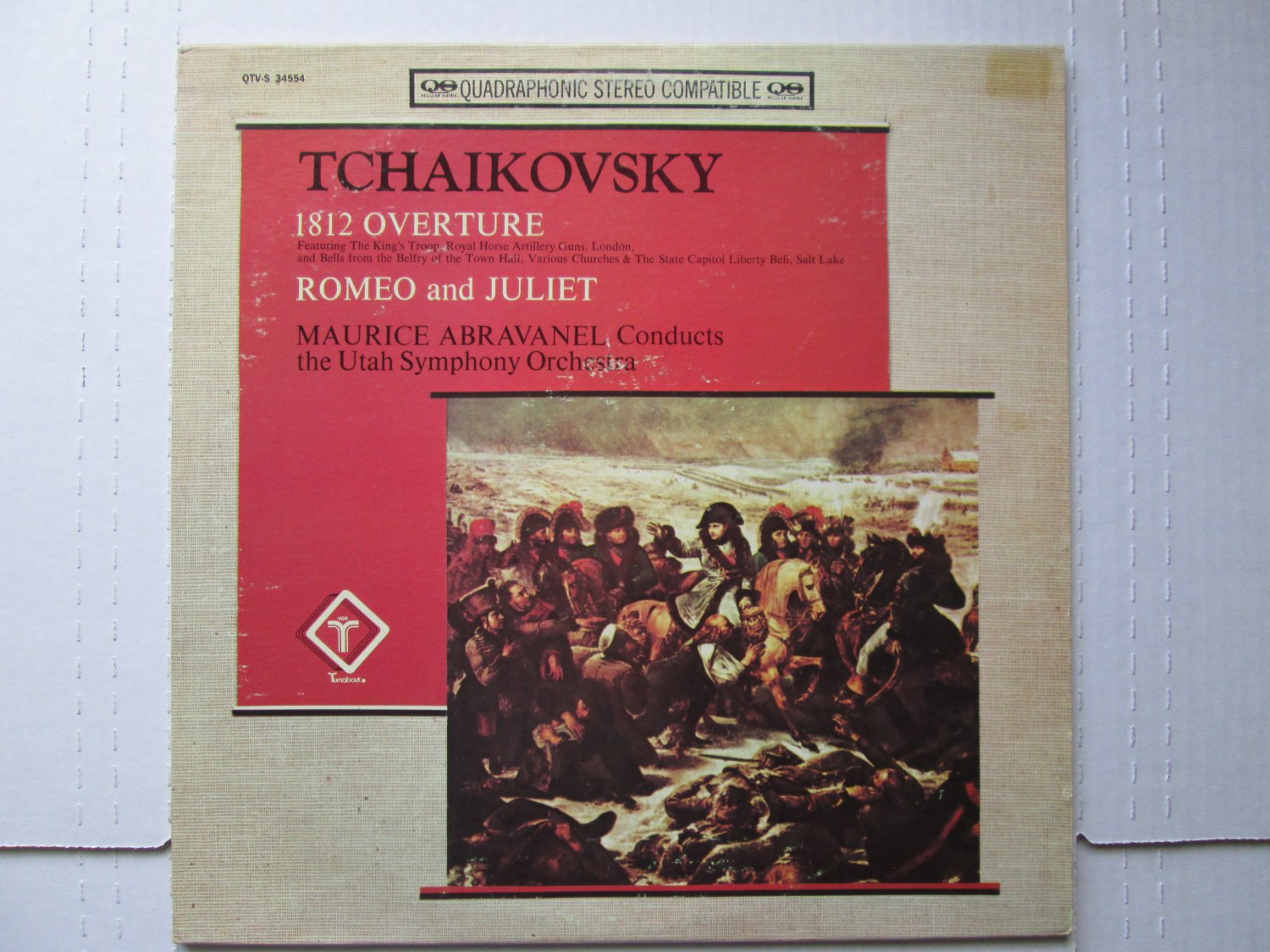 *Maurice Abravanel (Utah Symphony Orchestra)* Tchaikovsky:1812 Overture;Romeo & Juliet â¦ QUAD 1974