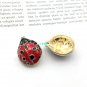 Ladybug beetle animals insects sewing buttons pack DIY 24mm (10 buttons)