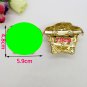 Big Gold Shoes buckles 1 pair(4.8cmx 5.9cm)