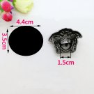 Small black buckles 1 pair (3.5cmx4.4cm)