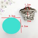 Medium Silver buckles 1 pair (5.3cmx4.2cm)