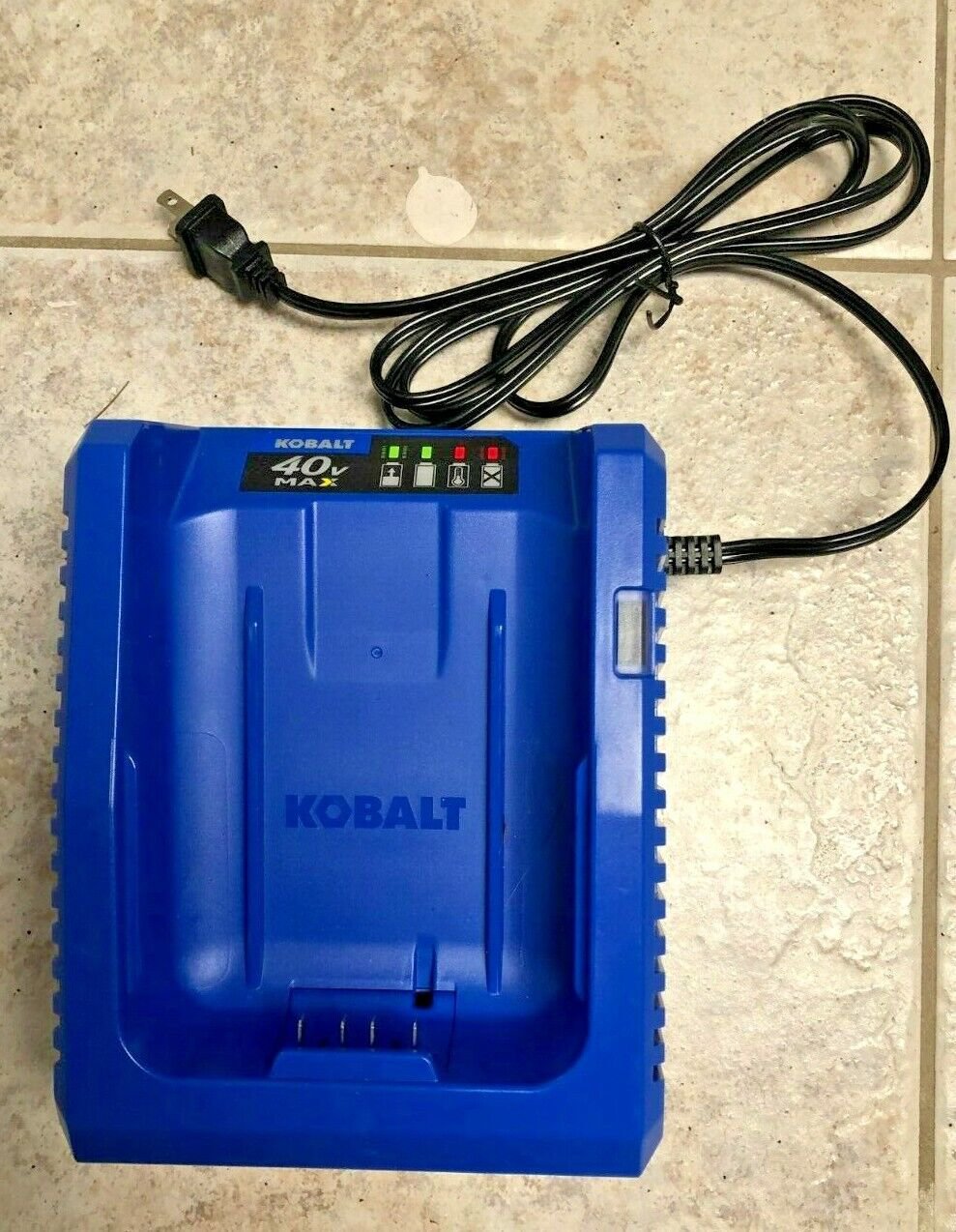 KOBALT 40 Volt MAX LithiumIon Battery Charger KRC 84003 4TH Generation