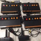 4 x ATARI Flashback Consoles Multiple BUILT IN GAMES Cords + 2 Controller Lot