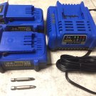2 x Kobalt 24v Batteries Max 2-pack 4 Ah Lithium Battery Kit Charger Included