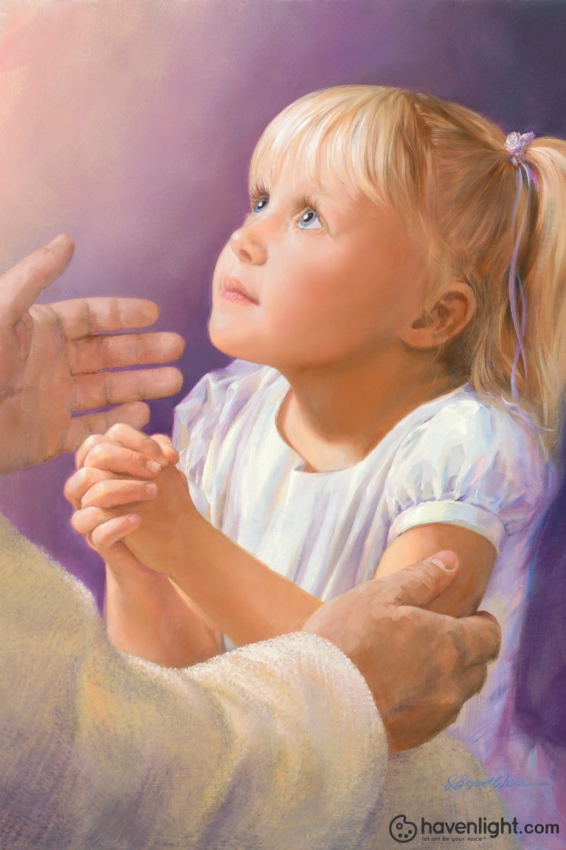 Молящиеся дитя