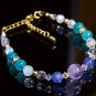Crystal Bracelet - Amethyst, Tanzanite, Moonstone, Amazonite, Swarvoski