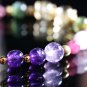 Crystal Bracelet - Kunzite, Green Apatite, Amethyst, Rubellite, Rutilated Quartz, Citrine