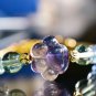 Crystal Bracelet - Fluorite, White Quartz, Aquamarine