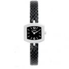 43L93  Bulova Ladies Caravelle / Black Dial / Black Strap Watch