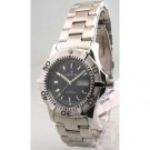 Croton Men's 10 ATM Day/Date Stainless Dive Watch CA301051SSBK