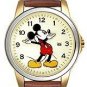 Disney Unisex Leather Band Hands Watch MU0942
