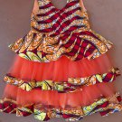 African wax print kids dress