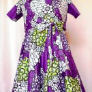 African girl child wax print dress