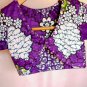 African girl child wax print dress