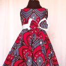 African girl child wax print dress
