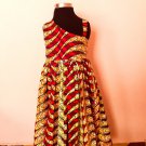 African girl child wax print dress