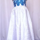 African wax print kids tulle ball dress