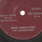 THE FOUNDATIONS New Direction SINGAPORE 7" 45 RPM