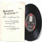 BOLLYWOOD INDIAN Kalam Vellum SHANKAR GANESH   7" 45 RPM EP