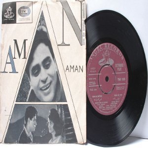 BOLLYWOOD INDIAN Aman SHANKAR JAIKISHAN Mohd. Rafi 7" 45 RPM Angel EP 1967