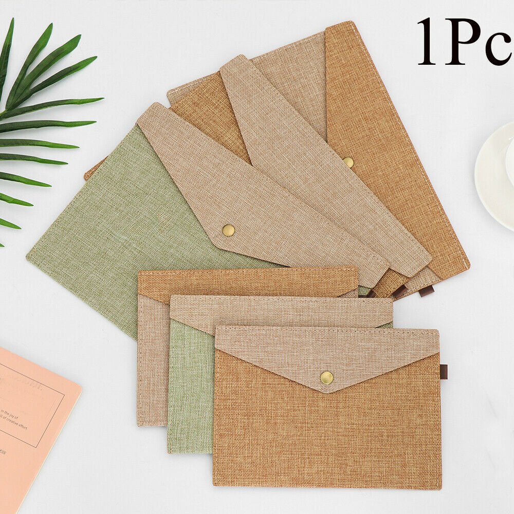 Organizer Paper Holder Canvas Felt File Briefcase File Folder Document Bag