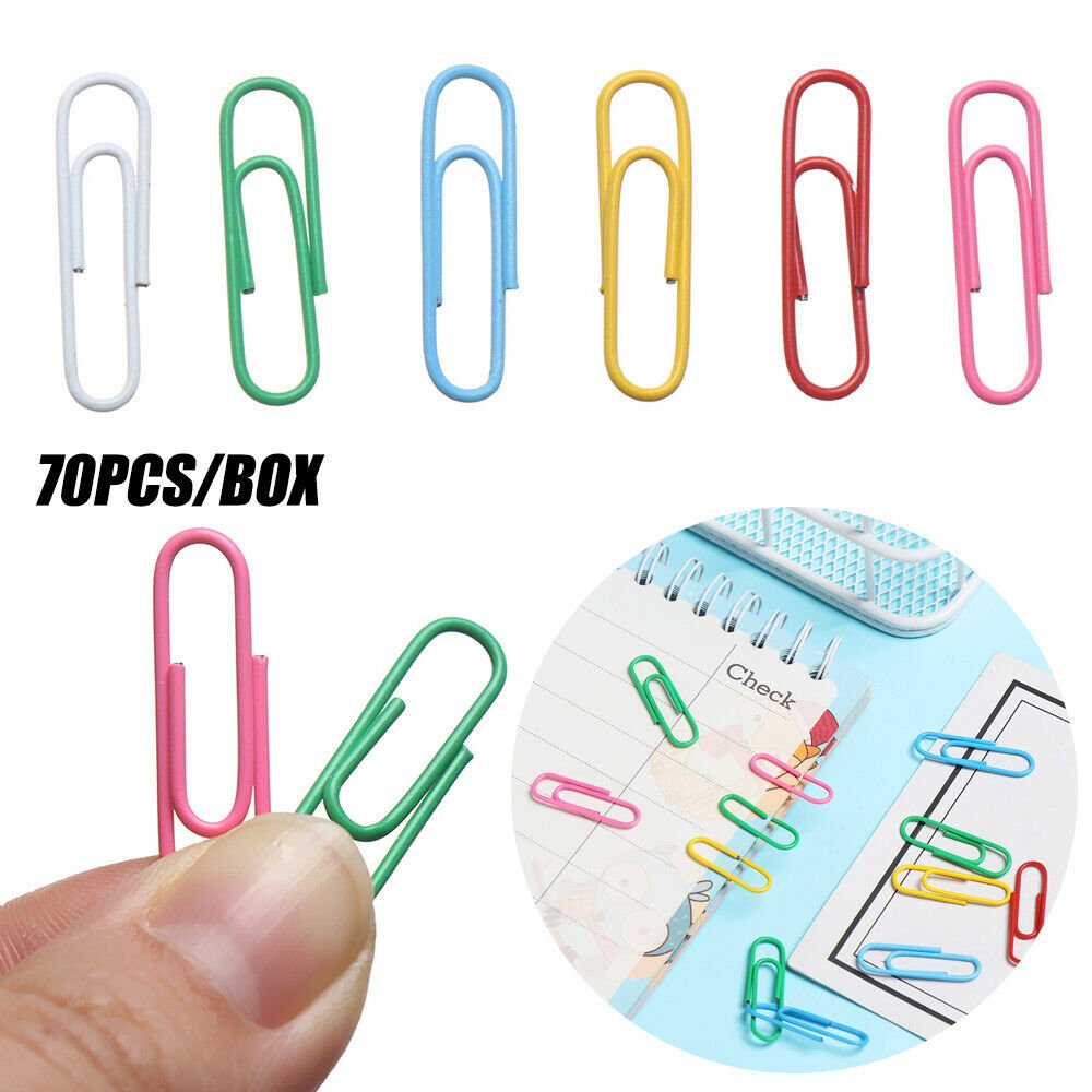 Memo Desktop Storage Notebook Stationery Bookmark Paper Clips Binder Clip