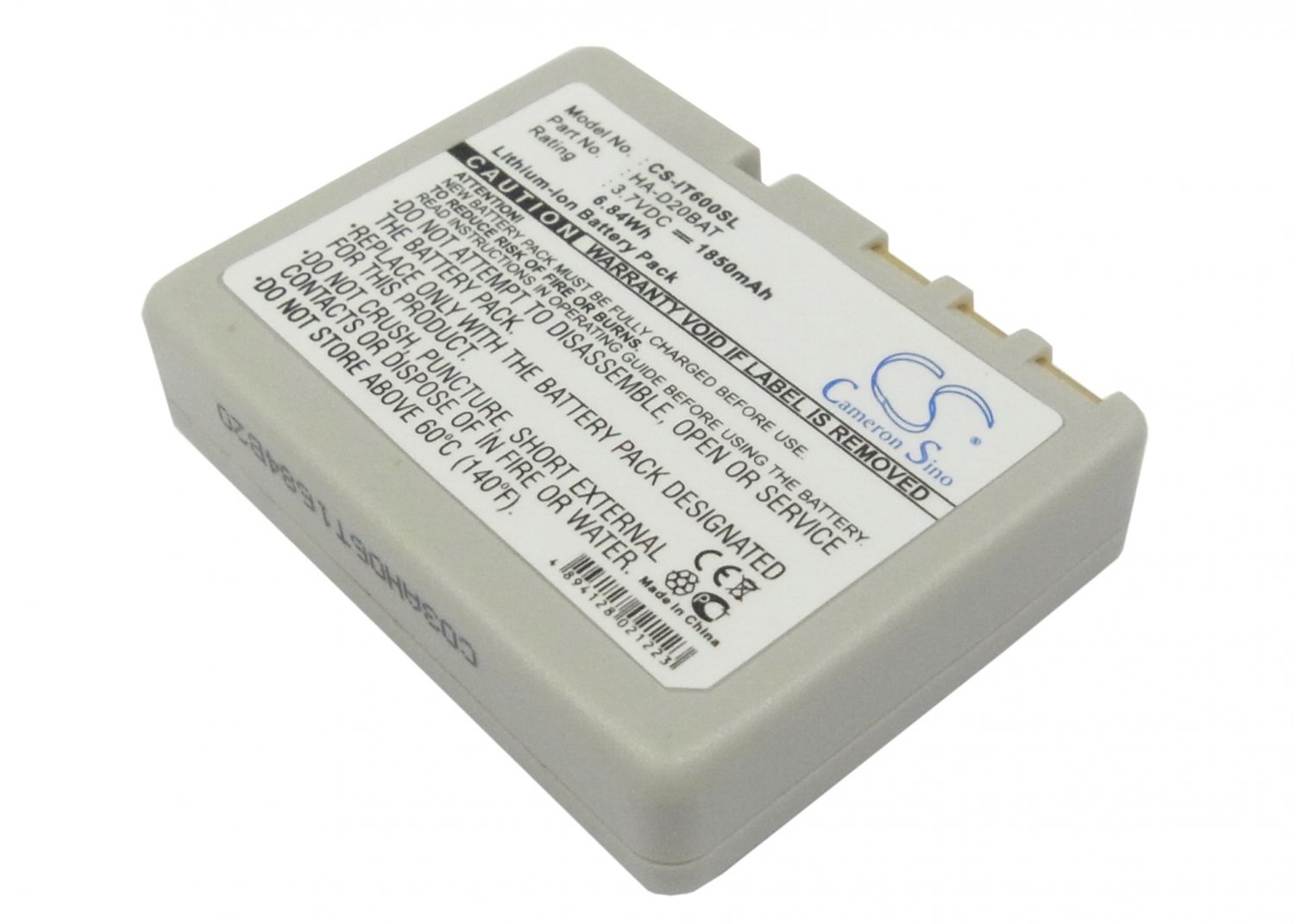 BATTERY CASIO CA60L1-G, CA60L4-G, HA-020LBAT, HA-D20BAT, HA-D21LBAT FOR IT-300, IT-600, IT-G500