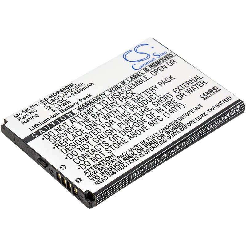 BATTERY HANDHELD PSSO122621558 FOR 6000, 6000LU1, Dolphin 6000