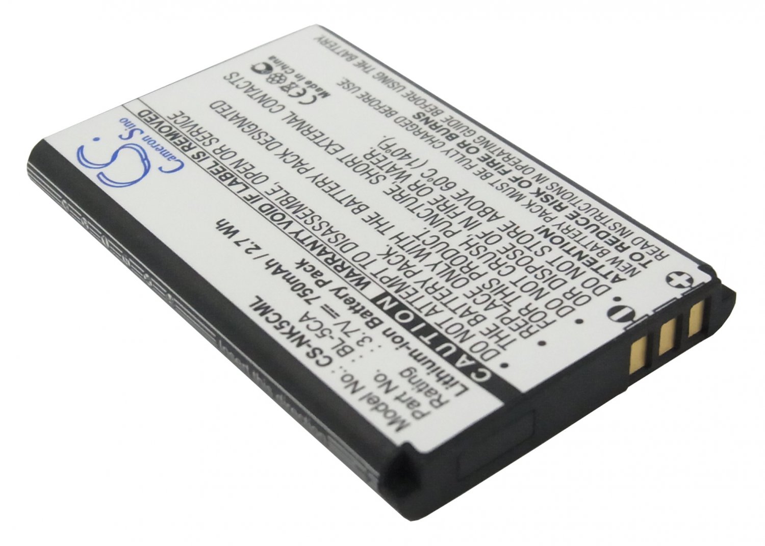 BATTERY REFLECTA BL-5C, BL-5CA, BL-6SP, BL-5C-H FOR X7-Scan