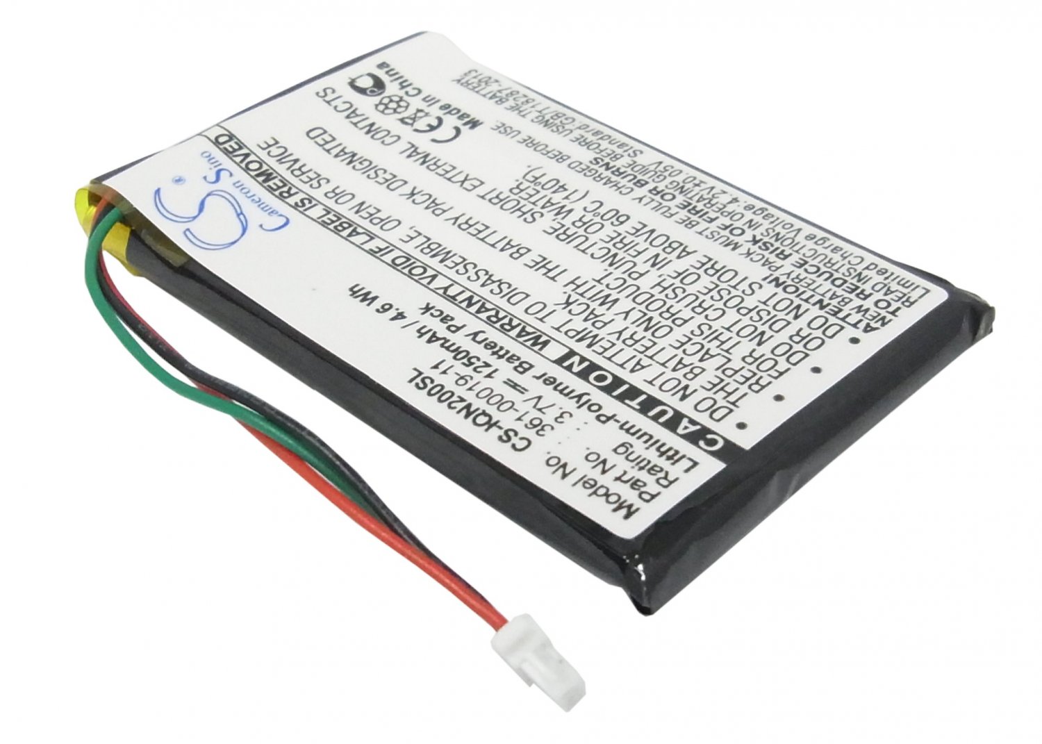BATTERY GARMIN 0100062110, 3610001911 FOR Nuvi 260, Nuvi 260W, Nuvi