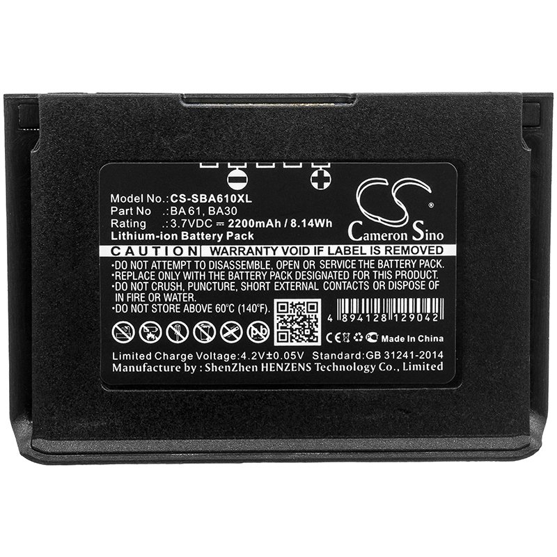 Batterie 1800mAh type 504703 B61 BA-61 BA30 BA61 Pour Sennheiser SK9000