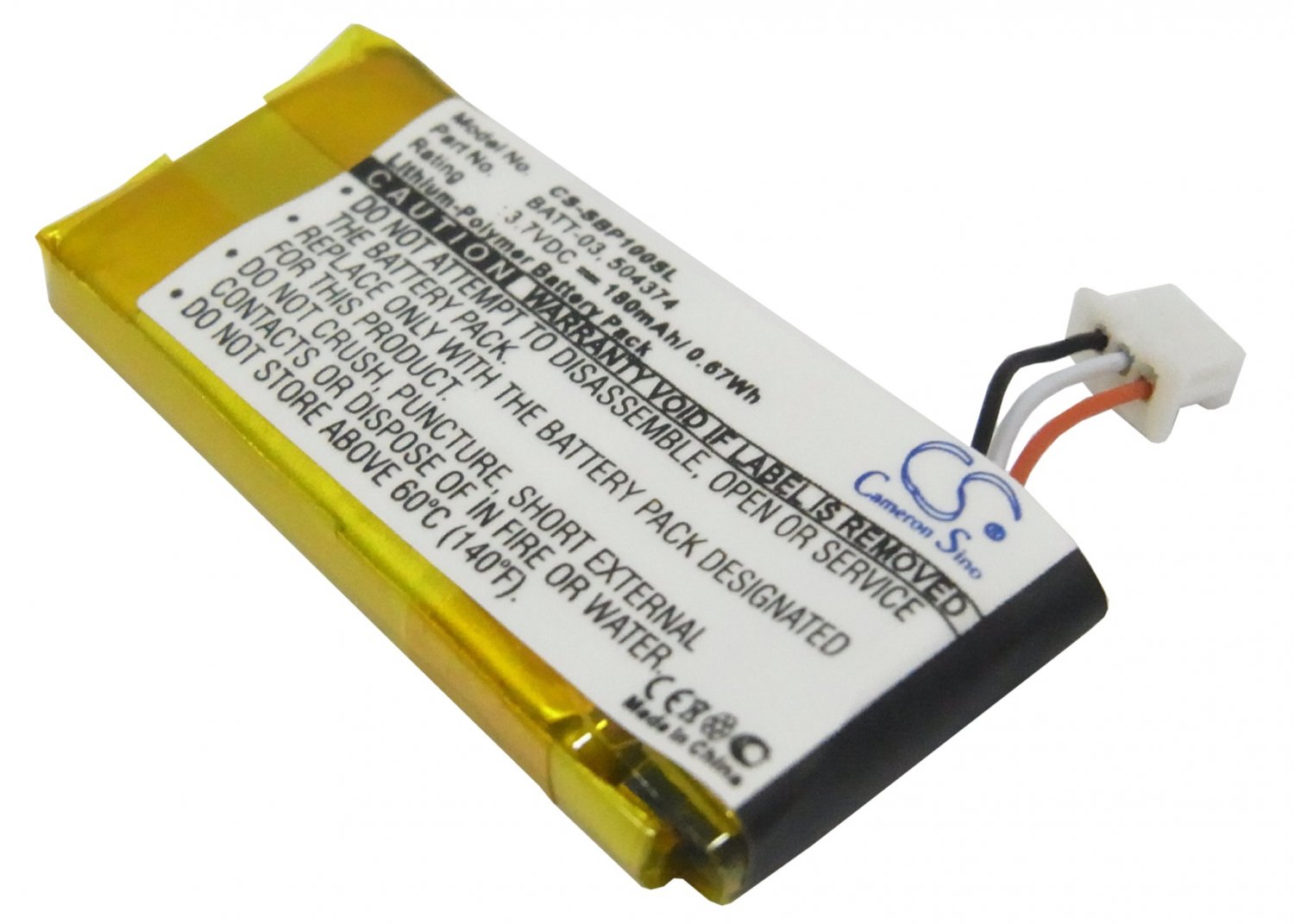 BATTERY SENNHEISER 504374, BATT-03 61 FOR SD Pro1, SD Pro1 ML, SD Pro2, SD Pro2 ML