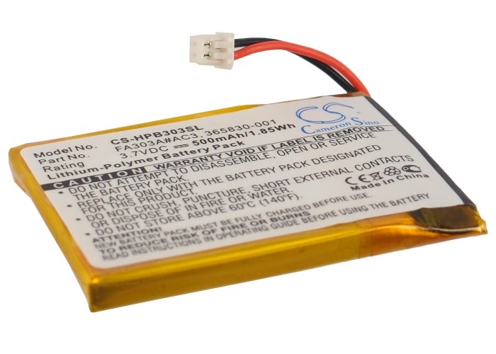 BATTERY HP 365830-001, FA303A#AC3, FA303A#AC3-NR FOR Bluetooth Stereo Headphones
