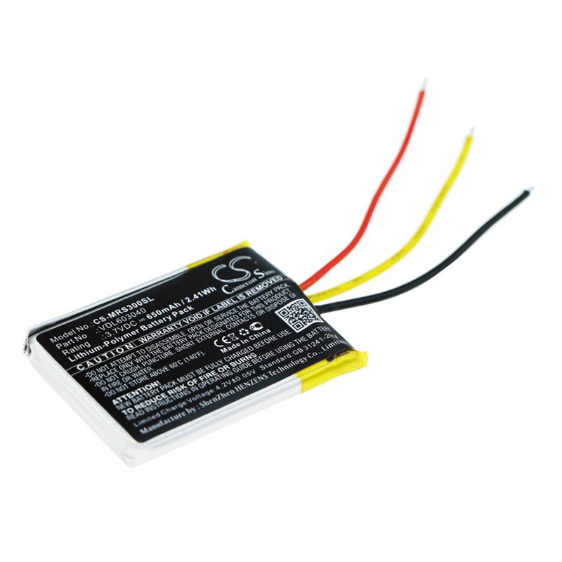BATTERY MARSHALL VDL603040 FOR Major II Bluetooth, Major III Bluetooth, MID
